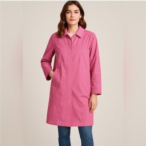 Esprit Women's Vibrant Pink Trench Coat RAIN COAT SIZE M